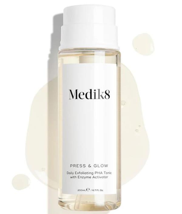 medik8 press and glow exfoliative toner