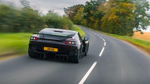 Ginetta Akula - rear shot on the road