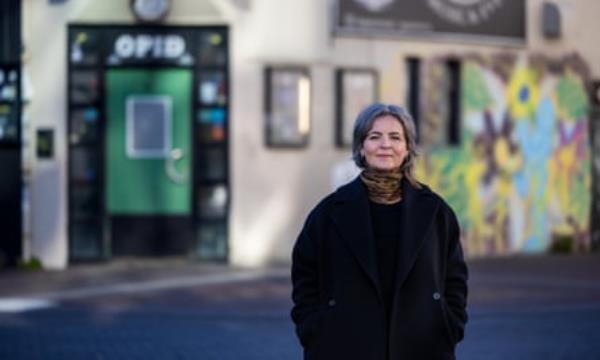 María Rut Reynisdóttir standing on the street in Reykjavík.